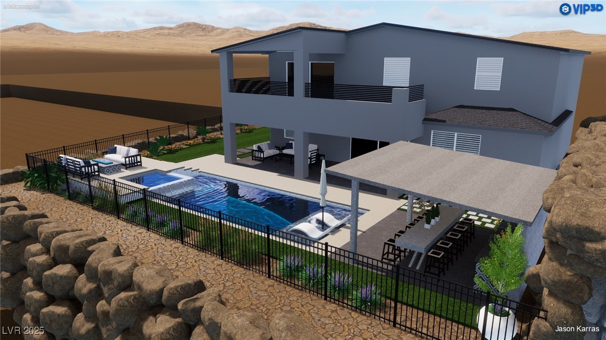522 Riley Ridge Henderson, NV 89012 - Photo 49 of 53 Back yard concept
