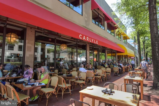 a view of outdoor space with seating area