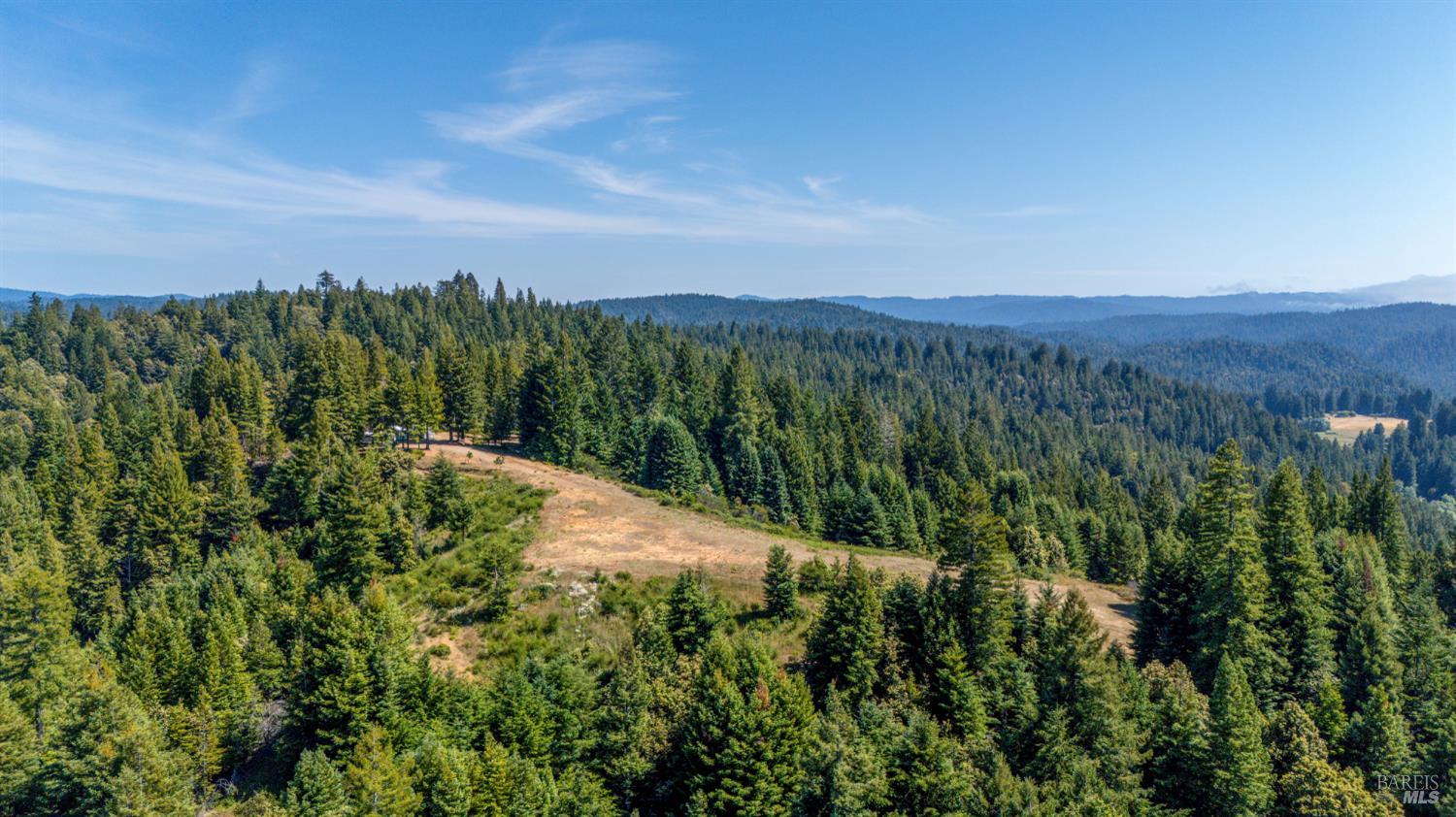 a view of a lush green outdoor space with a lake view and mountain view