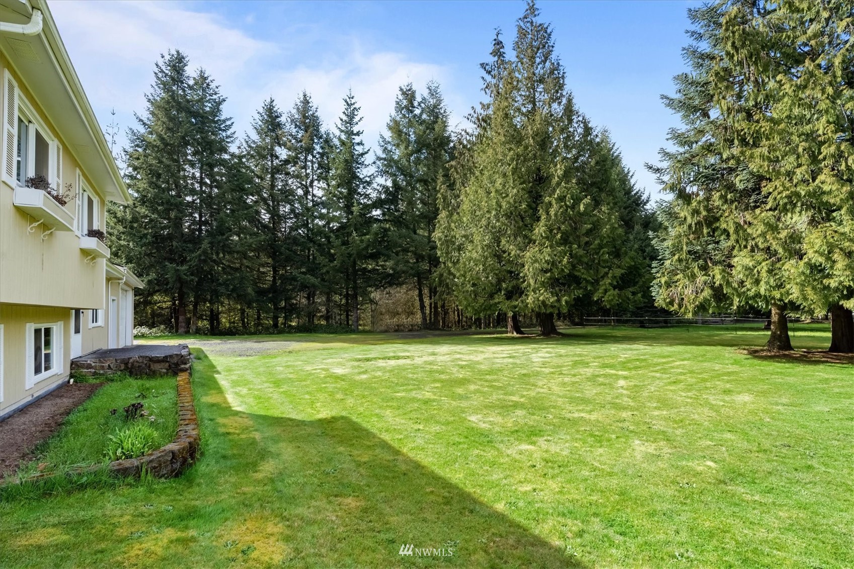 131 Tingle Road Winlock, WA 98596 - Photo 30 of 31 a backyard of a house with lots of green space