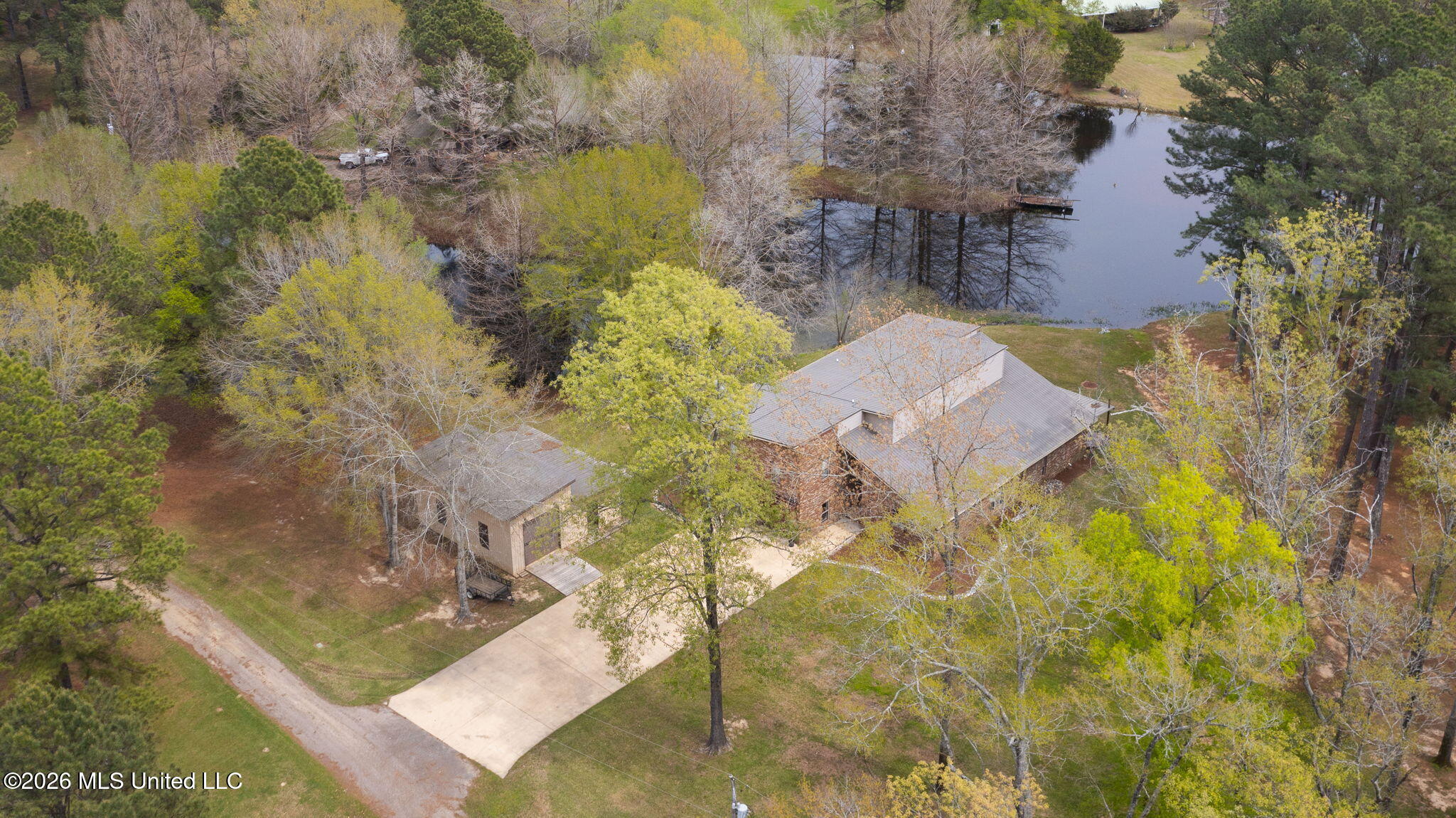 185 West Neal Road Florence, MS 39073 - Photo 1 of 77 1.29 Acre waterfront lot