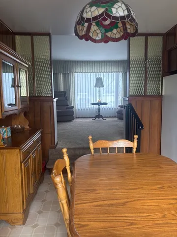 a room with furniture and a window