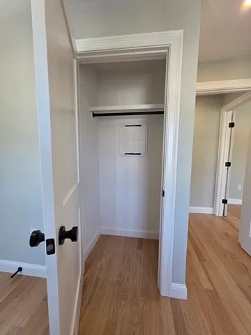 a view of a walk in closet