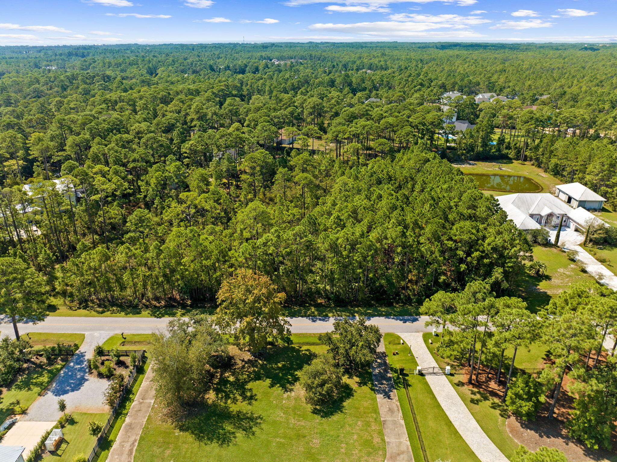 Lot 30 Woodland Bayou Drive Santa Rosa Beach, FL 32459 - Photo 8 of 28 a view of a garden with an outdoor space