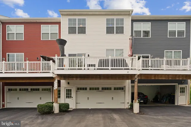 a front view of a house with a balcony