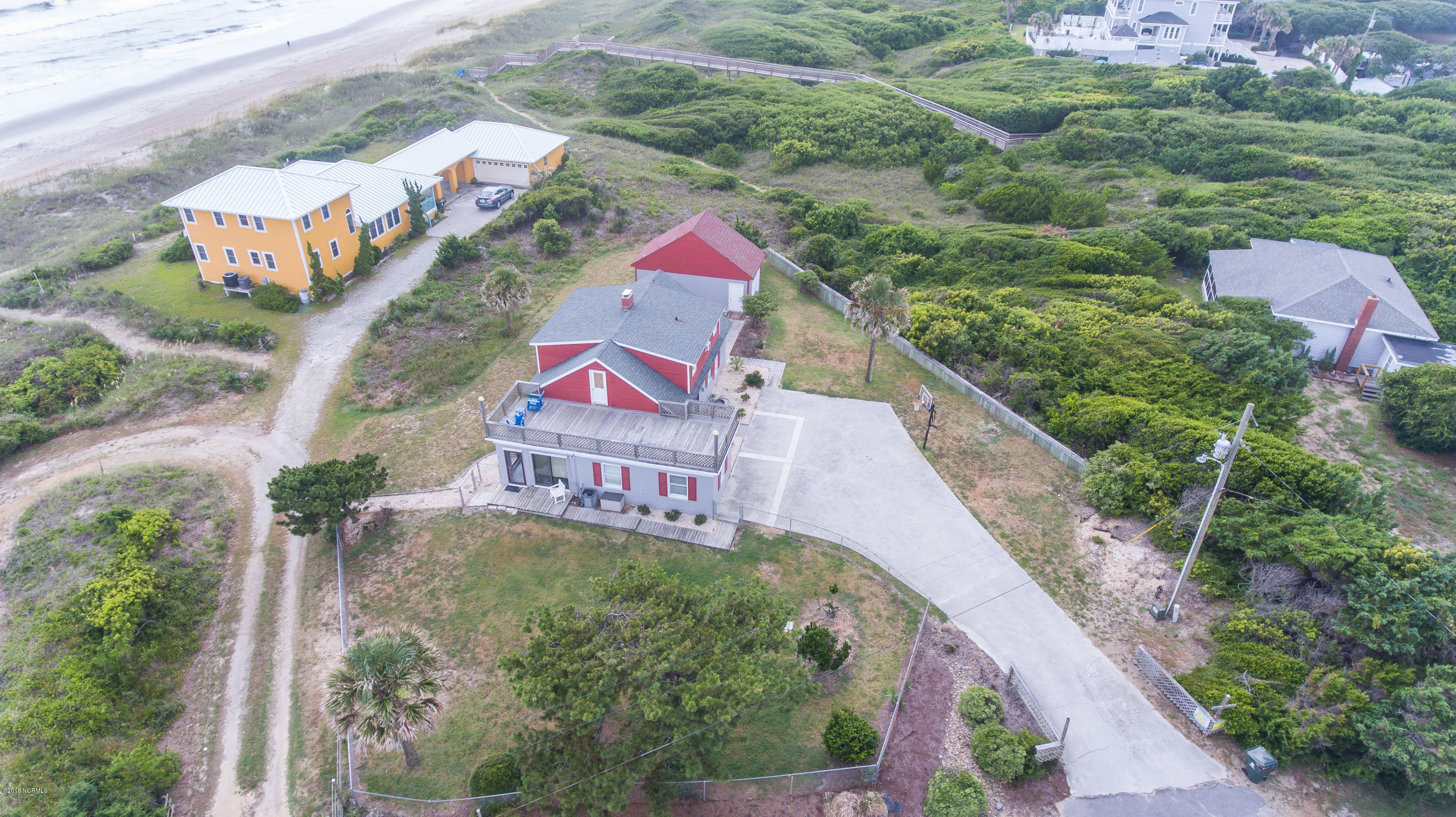 203 Hoffman Beach Road Atlantic Beach, NC 28512 - Photo 41 of 50 Drone