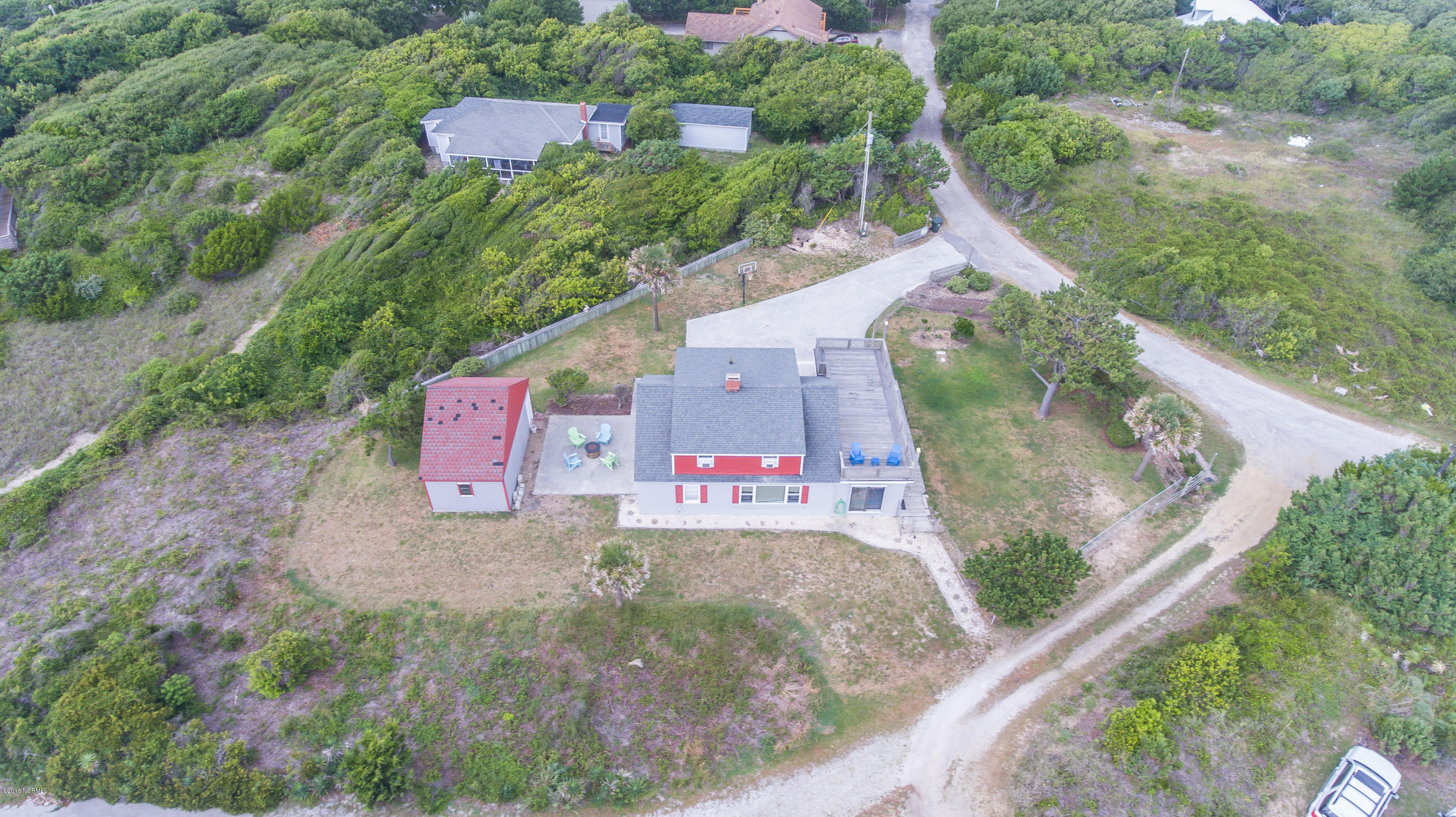203 Hoffman Beach Road Atlantic Beach, NC 28512 - Photo 42 of 50 Drone