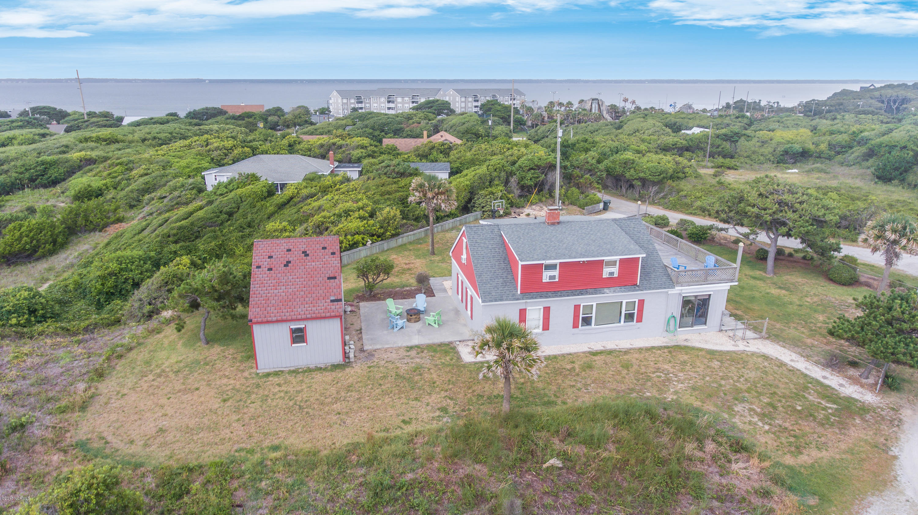 203 Hoffman Beach Road Atlantic Beach, NC 28512 - Photo 44 of 50 Rear view of home