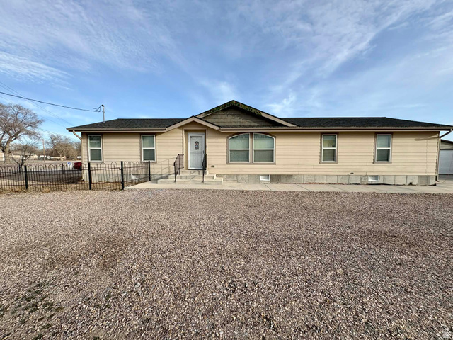 291 West Center Street Hinckley, UT 84635 - Photo 1 of 1 View of front facade featuring a patio area