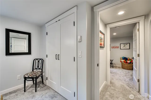 a view of room with workspace and couch