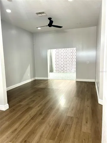 a view of a water with an outdoor space