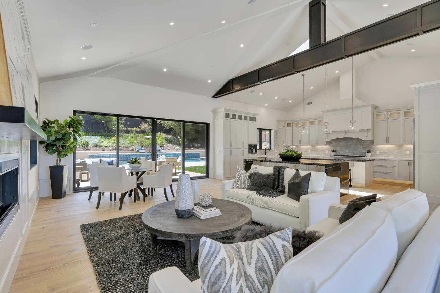15941 Viewfield Road Monte Sereno, CA 95030 - Photo 17 of 70 a living room with furniture and a large window
