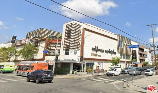 a car parked in front of building