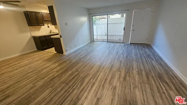 a view of swimming pool from a balcony