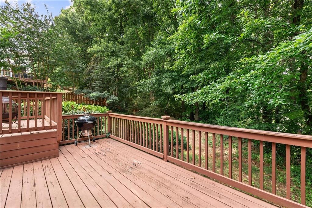 326 Senators Ridge Drive Dallas, GA 30132 - Photo 29 of 37 a view of balcony with deck and wooden floor