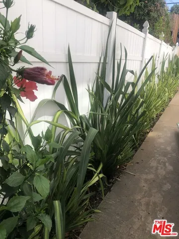 a backyard of a house