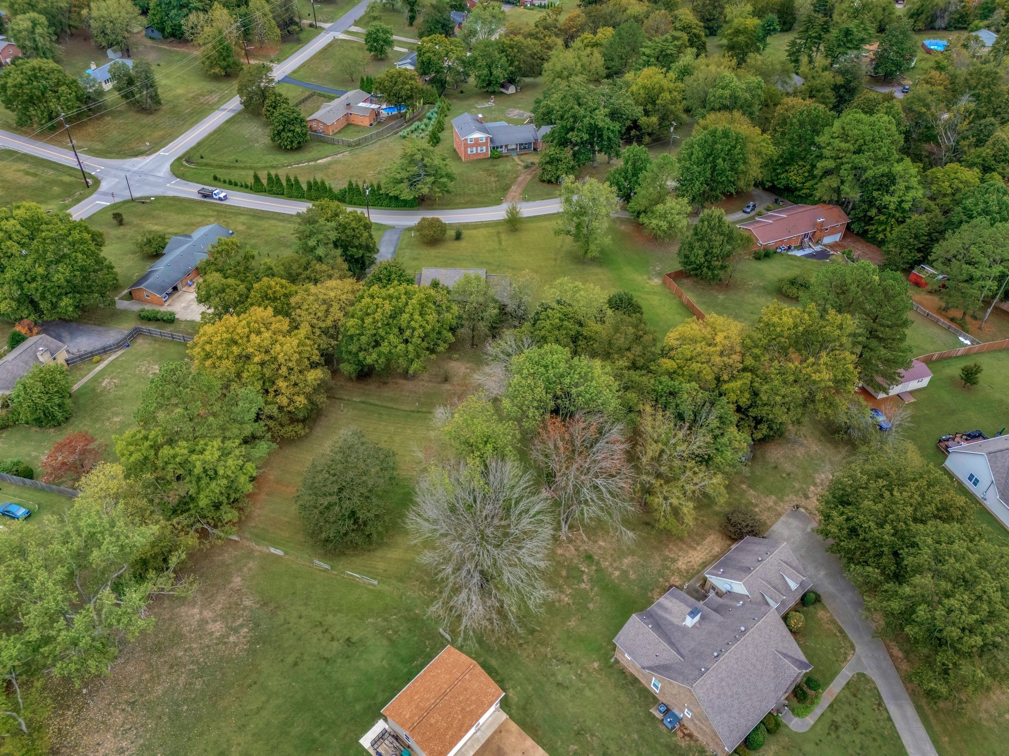 429 Nesbitt Lane Madison, TN 37115 - Photo 43 of 44 an aerial view of residential house with outdoor space and trees all around