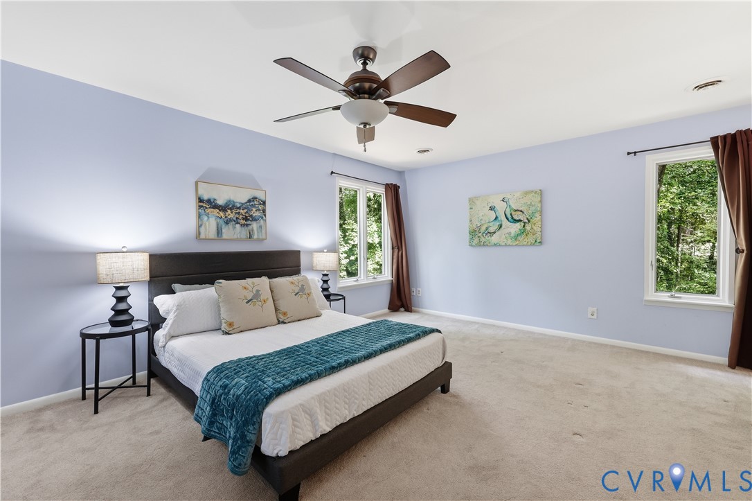 13622 Winterberry Ridge Midlothian, VA 23112 - Photo 19 of 47 a spacious bedroom with a bed and window