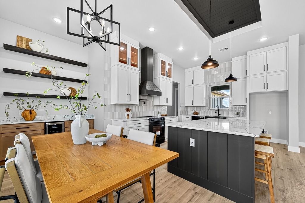 484 Angus Trail Angleton, TX 77515 - Photo 14 of 36 Dining Room looking into the Kitchen