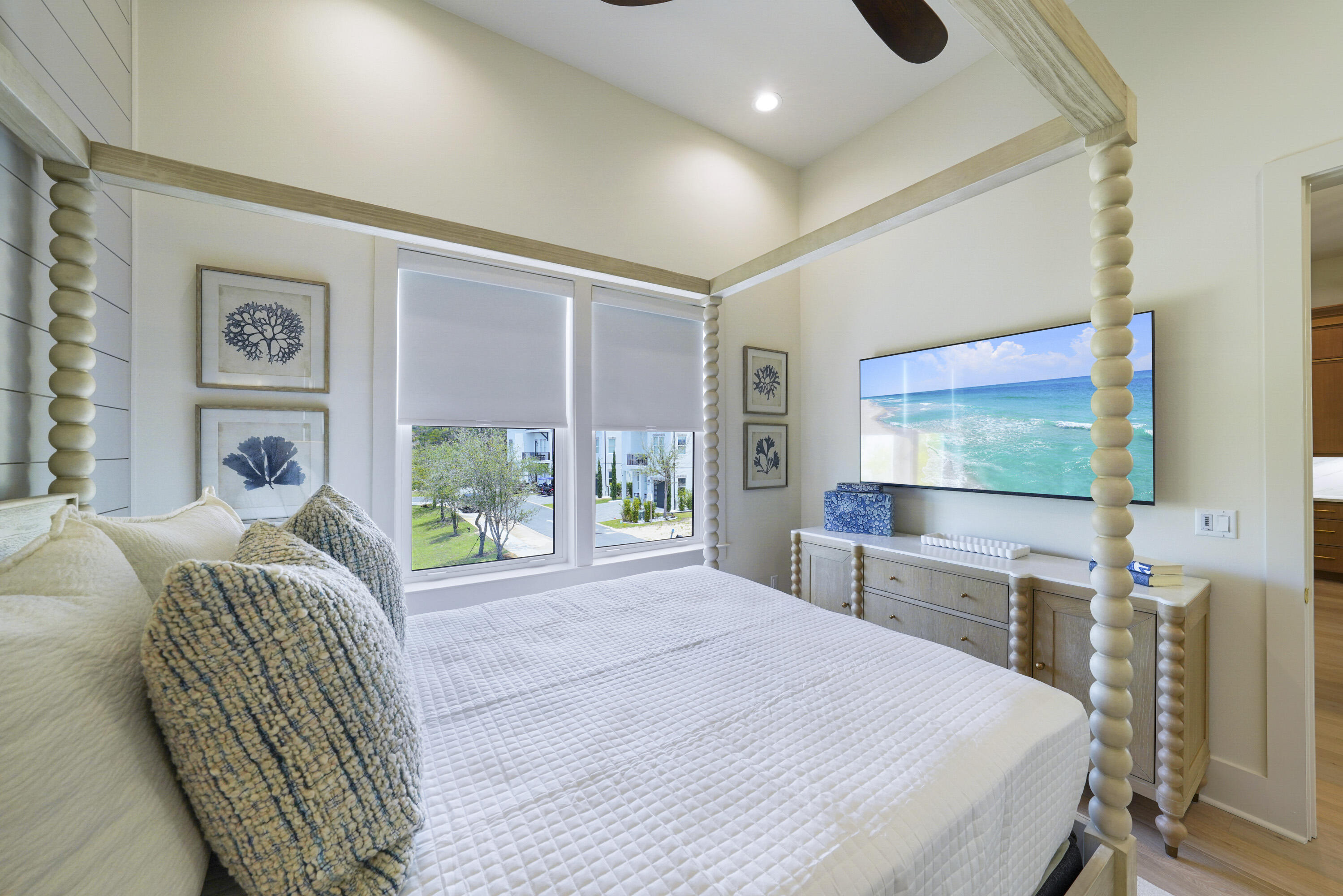 56 Sea Croft Cove Santa Rosa Beach, FL 32459 - Photo 32 of 65 a bedroom with a bed and a window