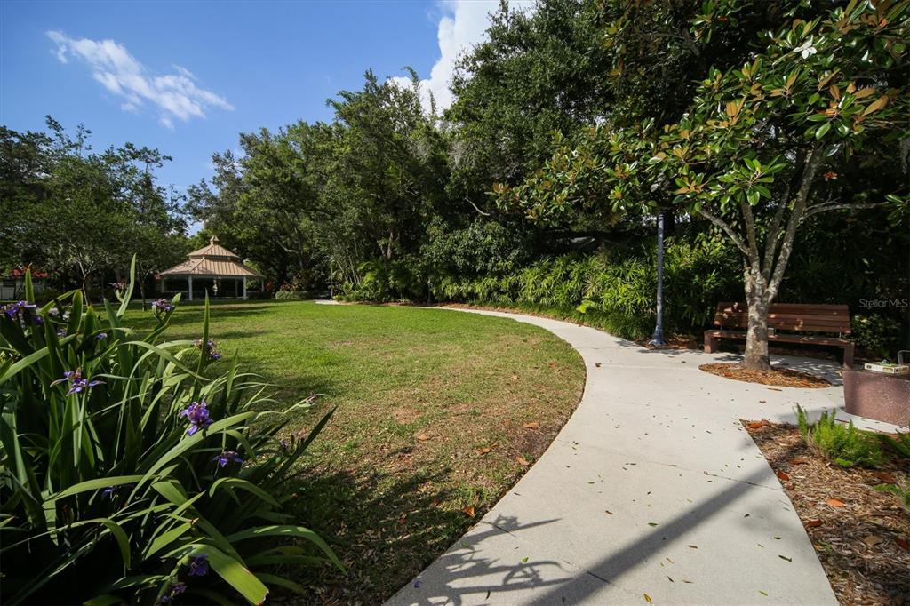 1716 Oak Street Sarasota, FL 34236 - Photo 39 of 49 a view of a backyard with swimming pool