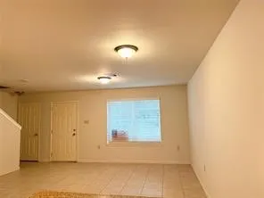 a view of a porch with a back yard