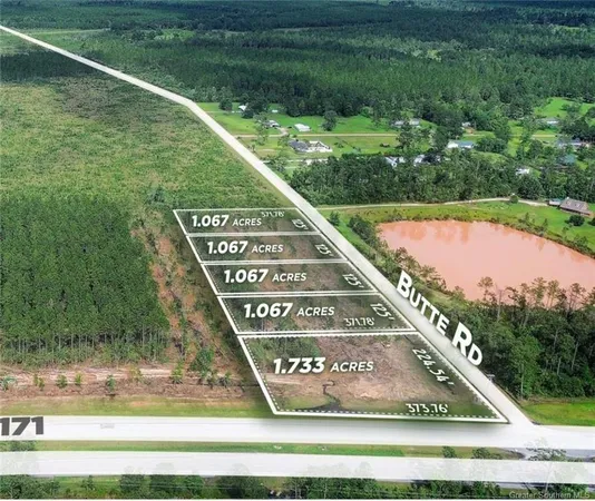 $42,500 | 0 Butte Road, Longville, LA 70652