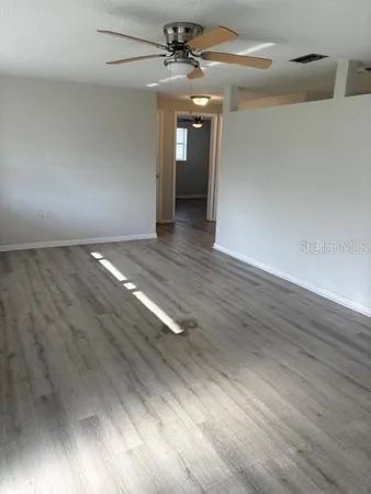 wooden floor in an empty room