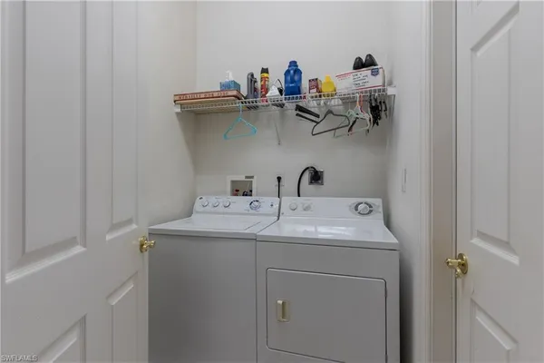 a view of storage utility room