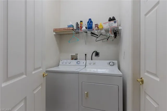 a view of storage utility room