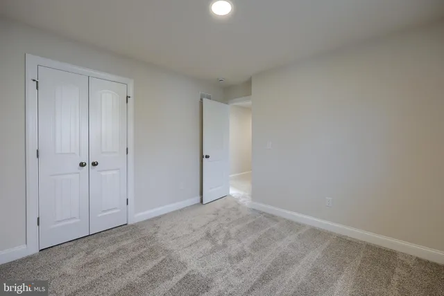 a view of an empty room