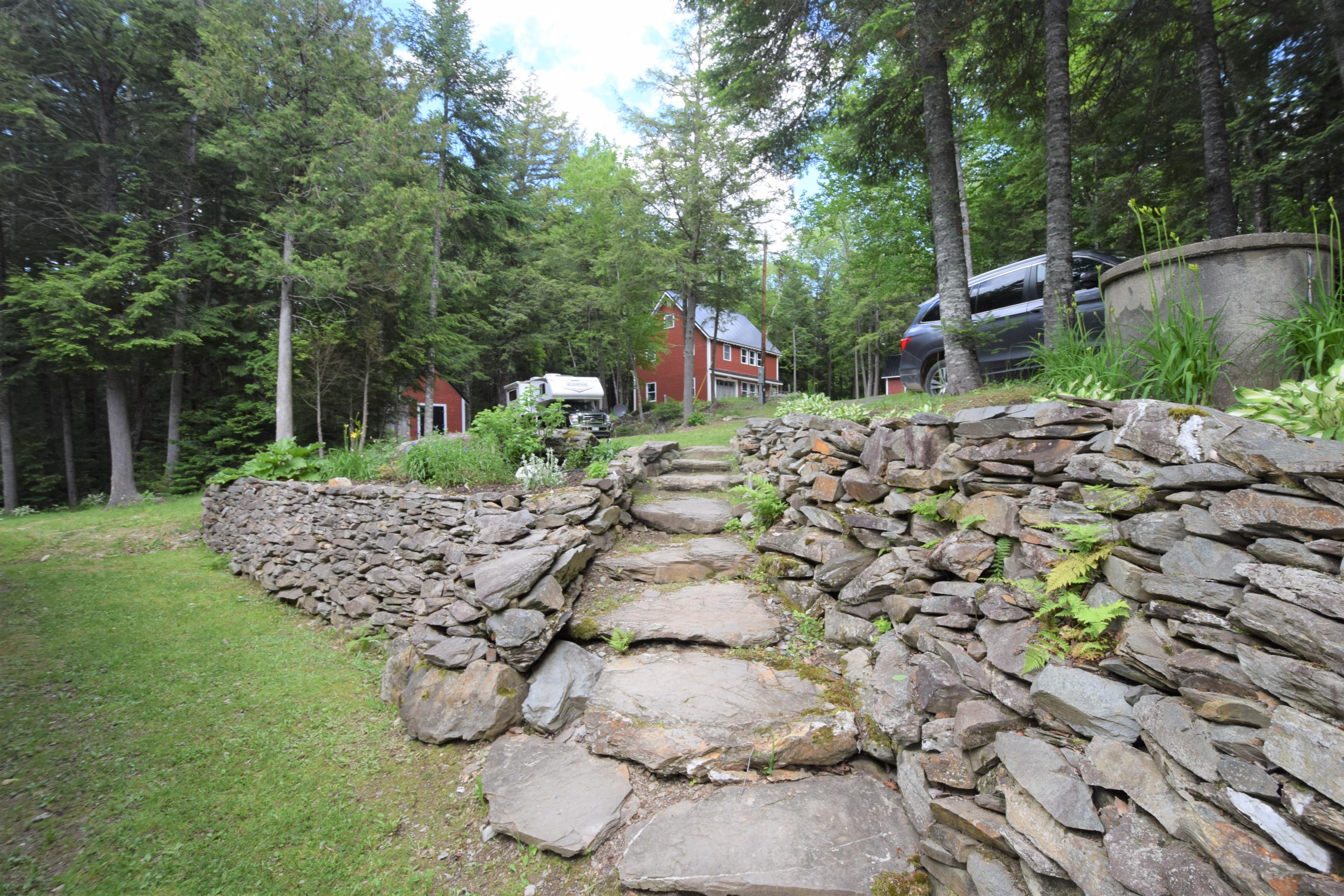 202 South Molunkus Road Mattawamkeag, ME 04459 - Photo 12 of 51 Stone steps...