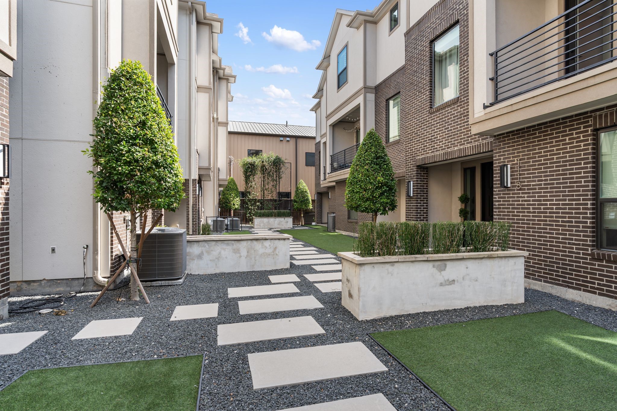 4219 Allen Street Houston, TX 77007 - Photo 25 of 29 a view of a house with backyard and sitting area