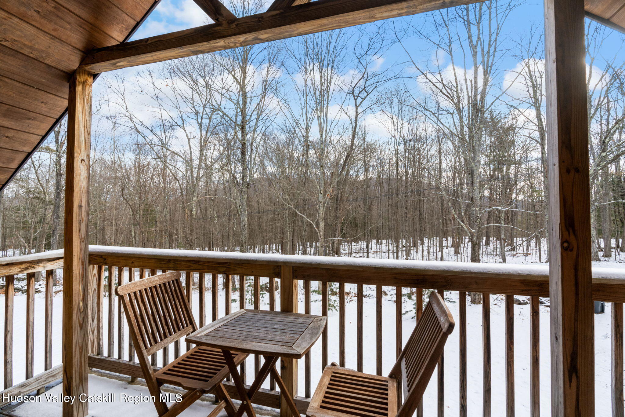 153 Slater Road Windham, NY 12454 - Photo 23 of 38 a view of a street from a balcony