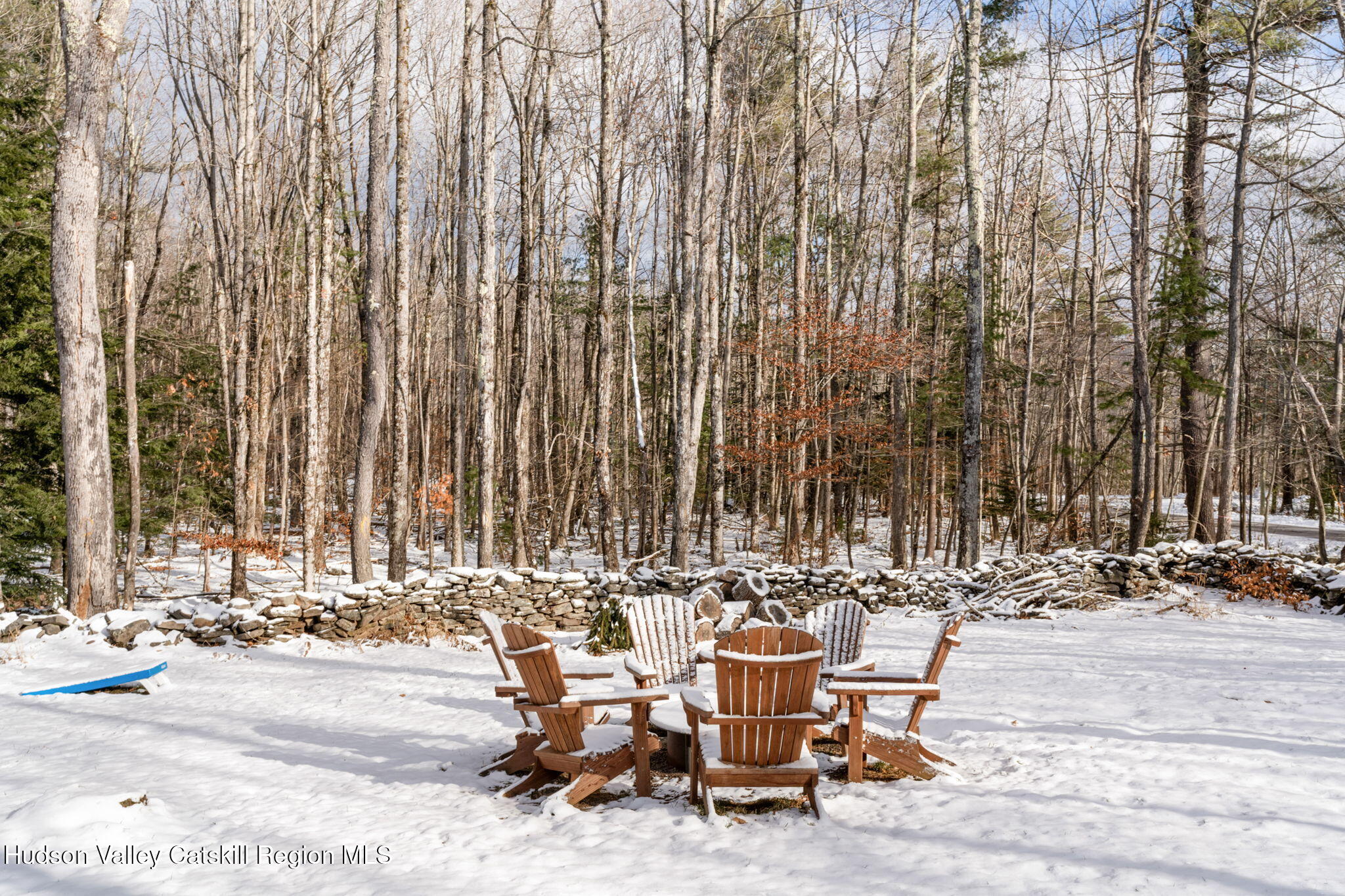 153 Slater Road Windham, NY 12454 - Photo 35 of 38 a view of a dinning table and chairs in the patio