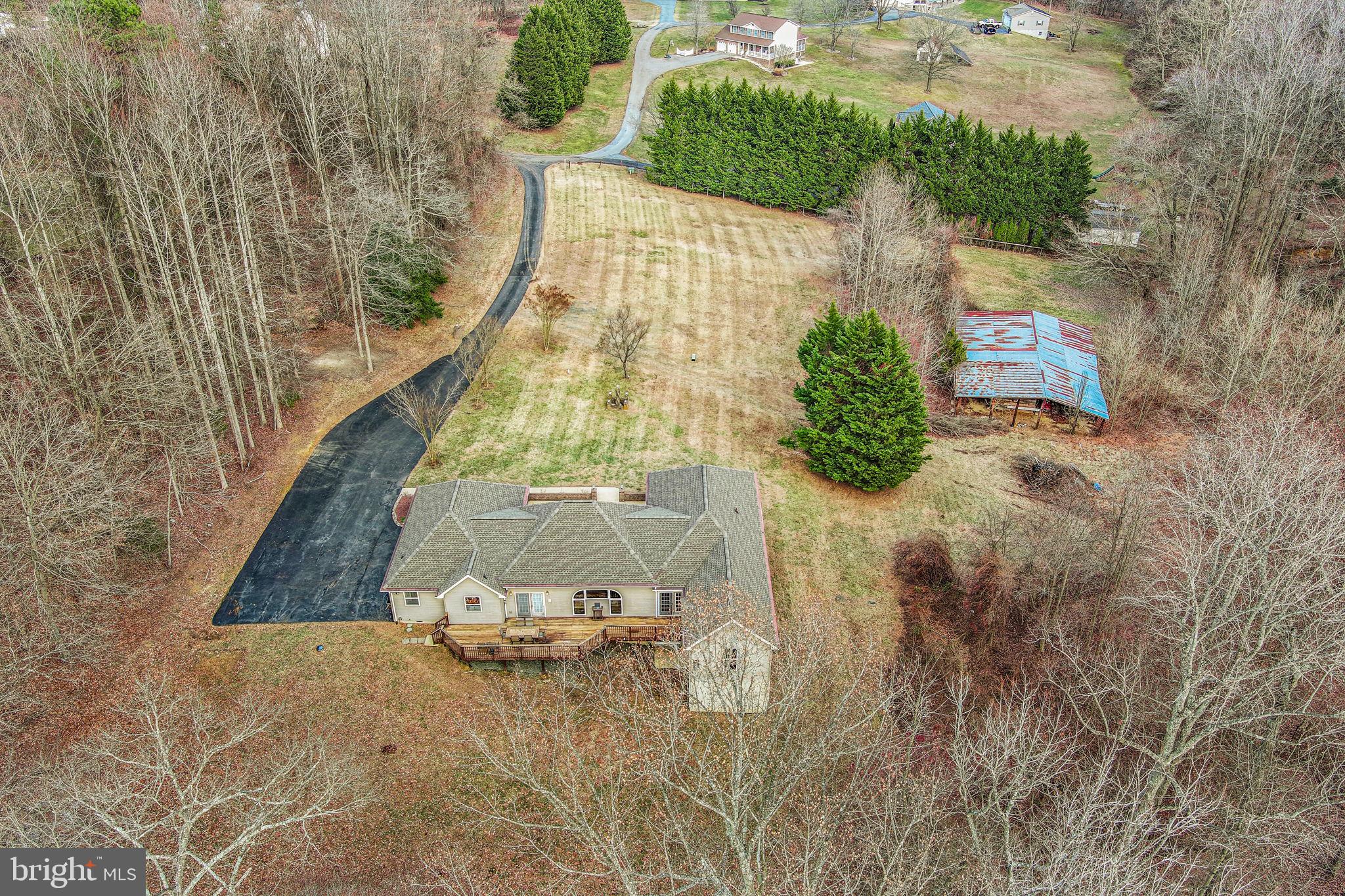 4210 Harvey Road Huntingtown, MD 20639 - Photo 86 of 89 Barn on front right, could add fencing for horses