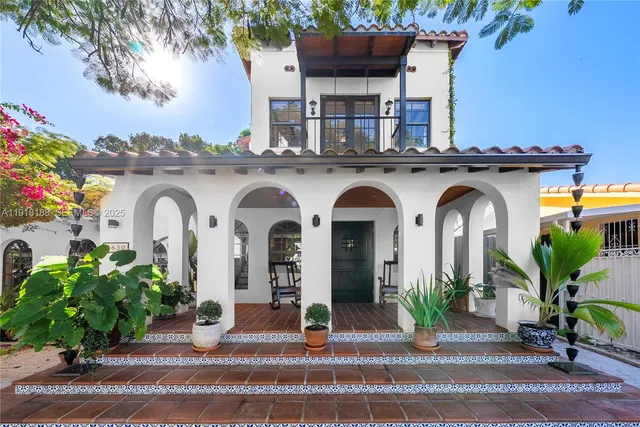 a building view with a outdoor space