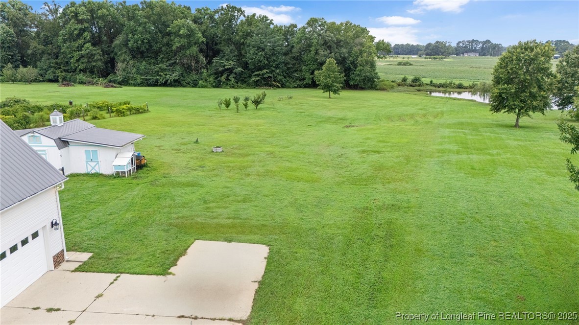 5247 Old Stage Road North Angier, NC 27501 - Photo 36 of 42 a view of a garden with a lake