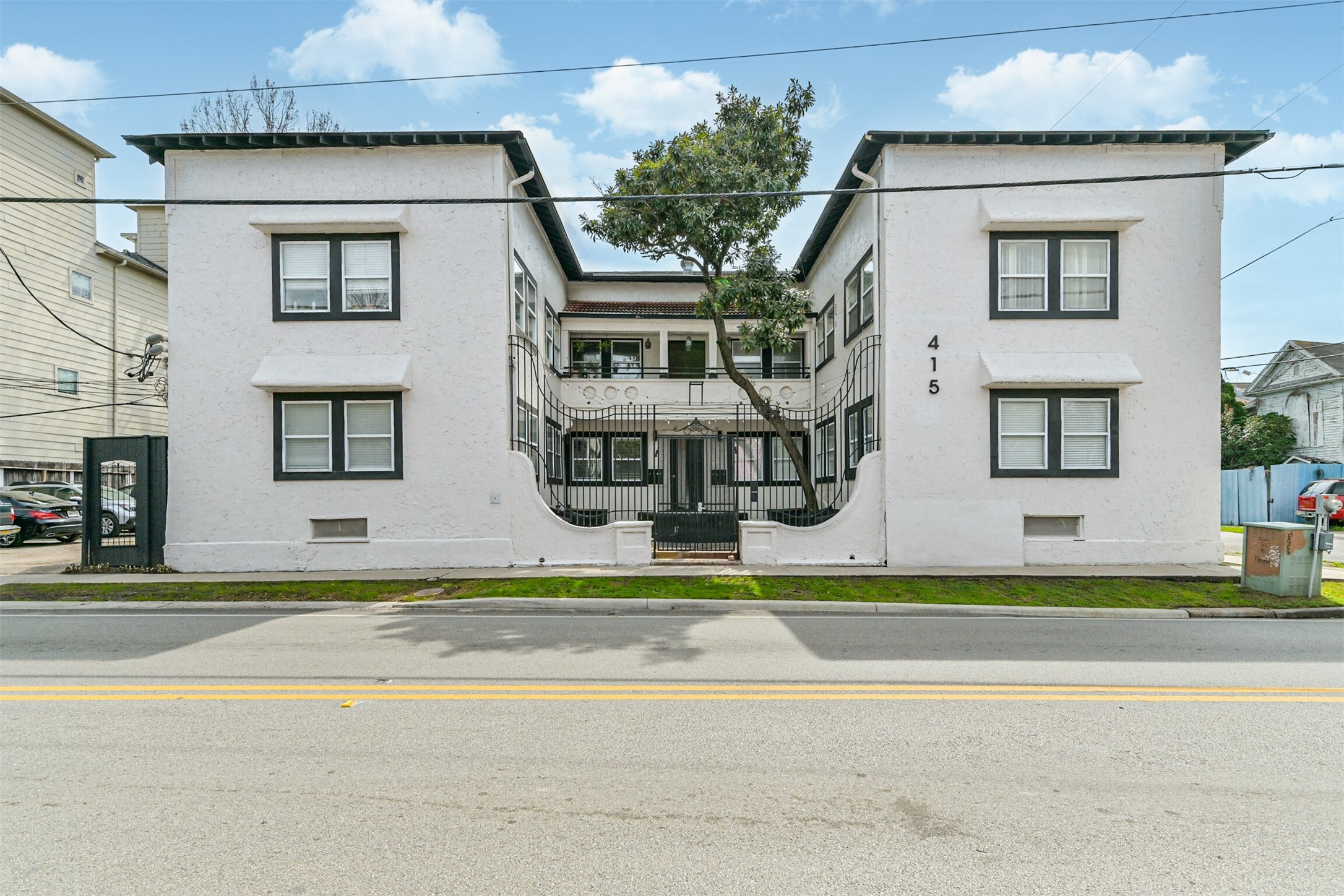 415 Fairview. 9 unit complex in the heart of Montrose. Walking distance to several area restaurants, bar and retail. Resident parking lot to the left of the picture.