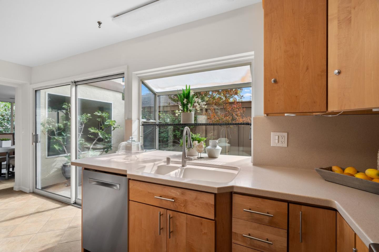 1032 Strayer Drive San Jose, CA 95129 - Photo 14 of 31 a kitchen with a sink and large window