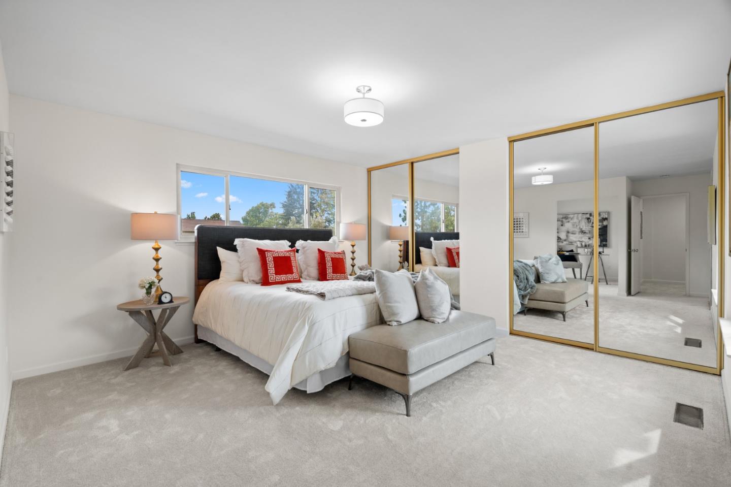 1032 Strayer Drive San Jose, CA 95129 - Photo 20 of 31 a living room with furniture and a large window