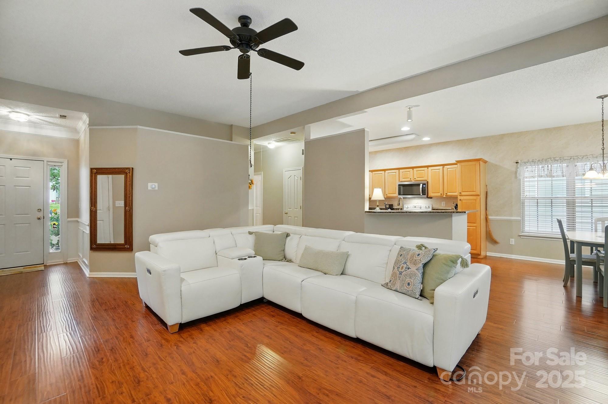 13505 Michael Lynn Road Charlotte, NC 28278 - Photo 7 of 24 a view of a livingroom with furniture and wooden floor