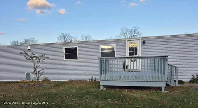 a view of a house with a balcony