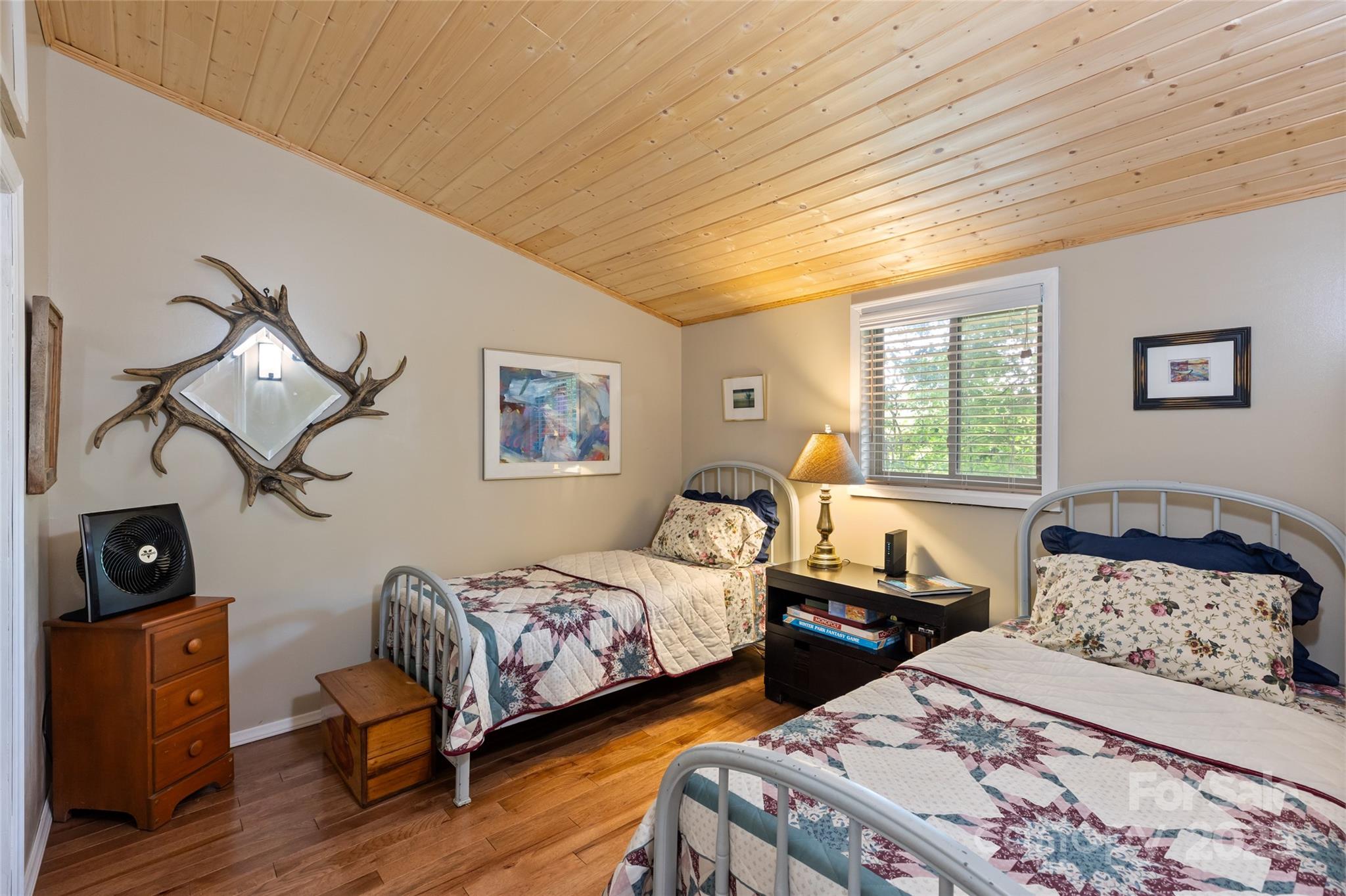 56 Faraway Drive Cullowhee, NC 28723 - Photo 36 of 46 a bedroom with two beds and a window