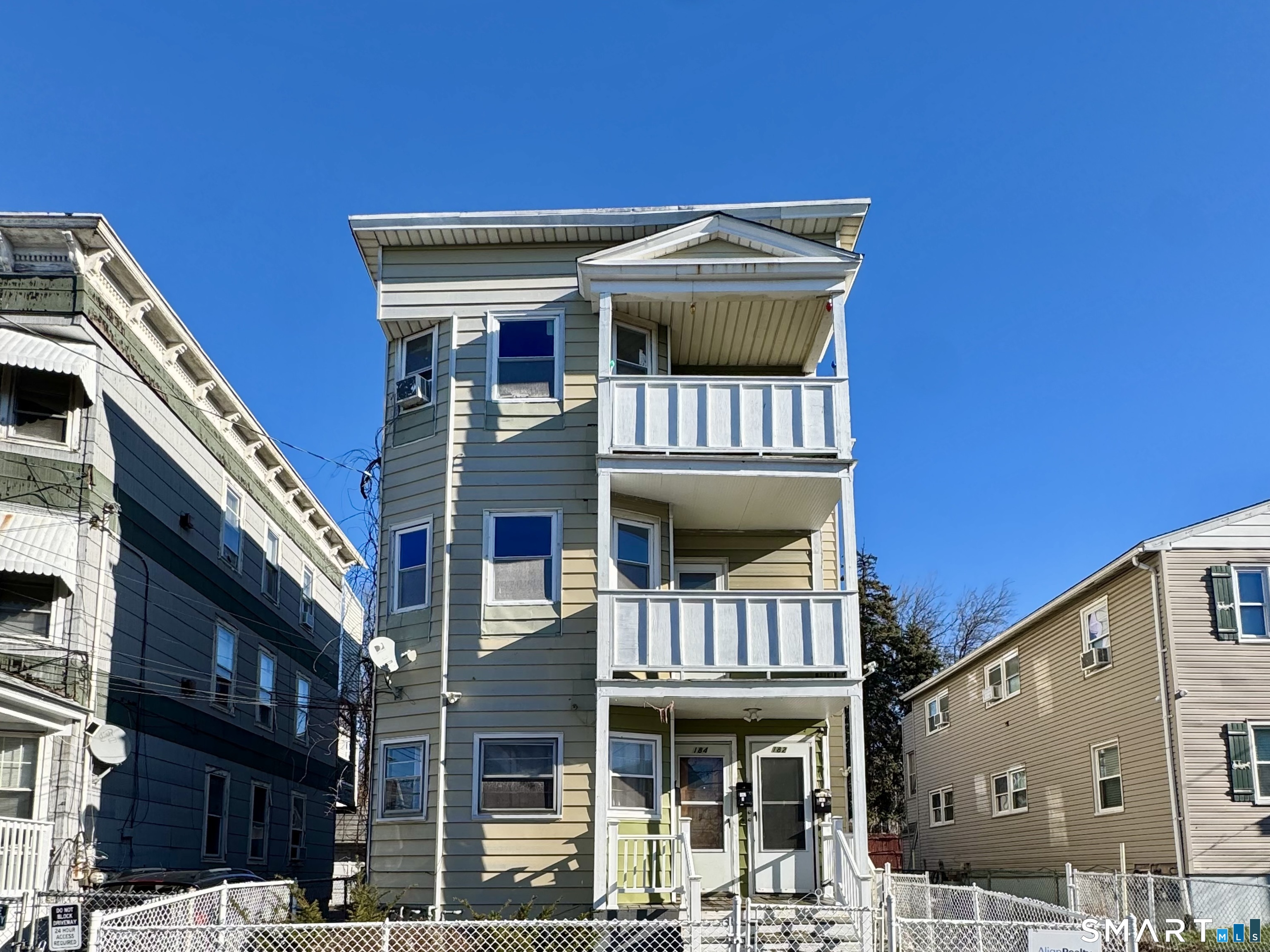 a view of a large building