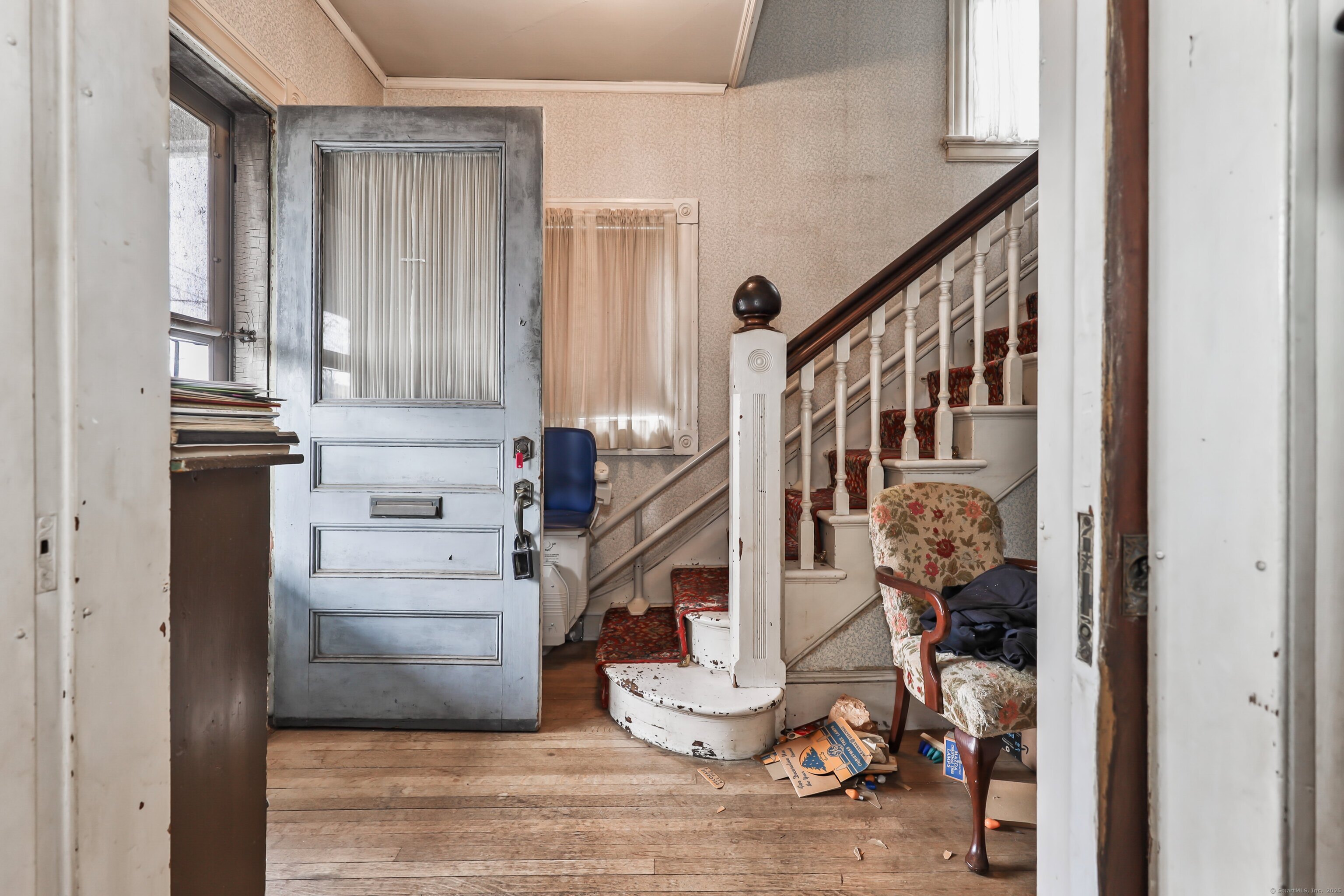 47 Cottage Avenue Ansonia, CT 06401 - Photo 3 of 38 a view of entryway and hall with wooden floor