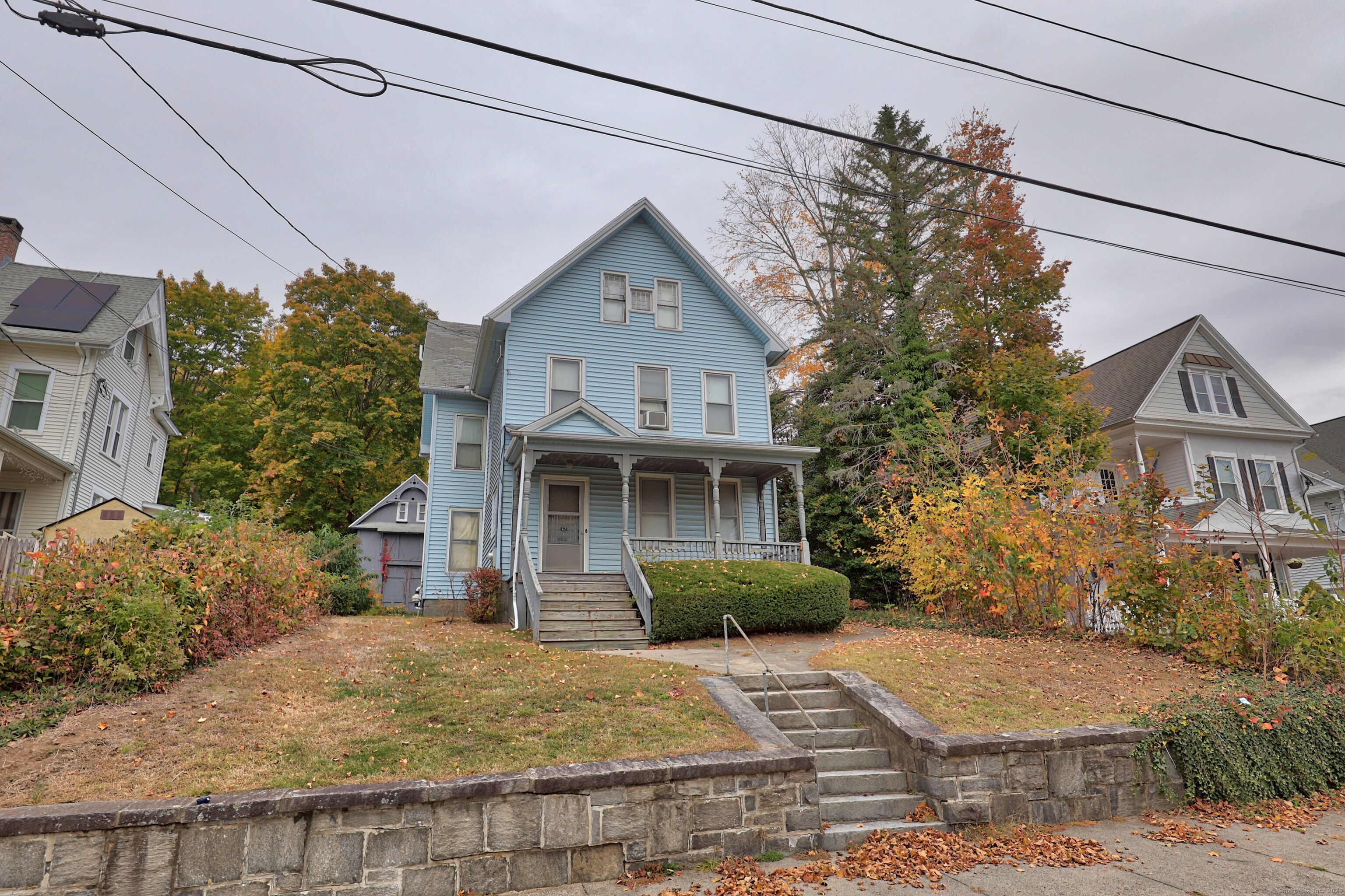 47 Cottage Avenue Ansonia, CT 06401 - Photo 36 of 38 a front view of a house with garden