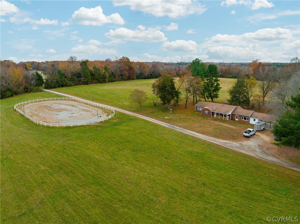17110 Egglestetton Road Amelia Court House, VA 23002 - Photo 2 of 50 an aerial view of a residential houses with outdoor space and trees all around