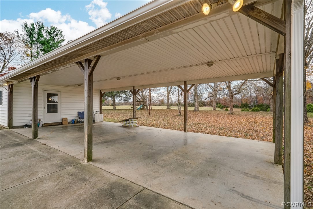 17110 Egglestetton Road Amelia Court House, VA 23002 - Photo 25 of 50 a view of a porch