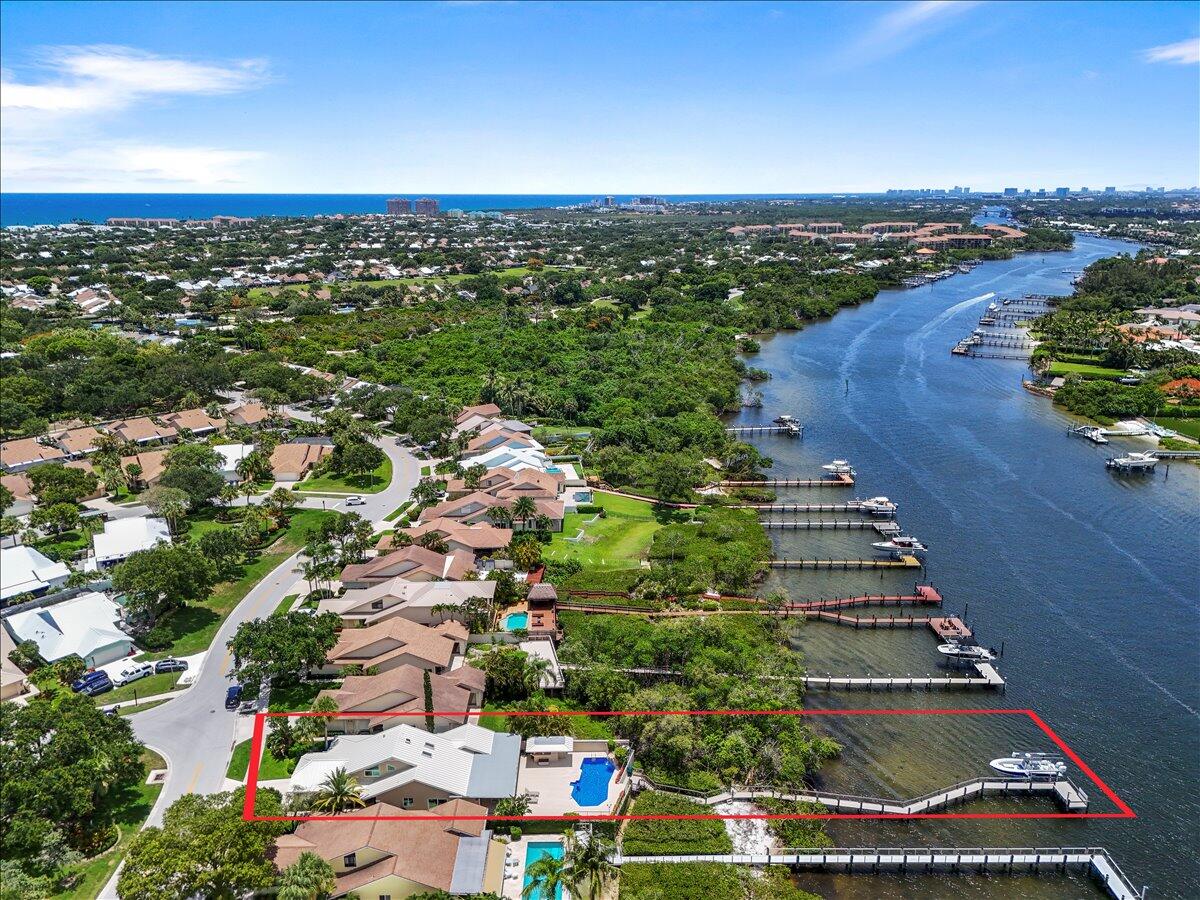 352 River Edge Road Jupiter, FL 33477 - Photo 40 of 56 Aerial facing South